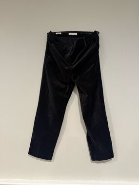 LOFT Black Velour Trousers